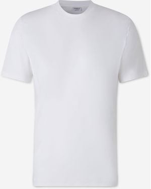 Zimmerli of Switzerland Round Neck T-Shirt - White