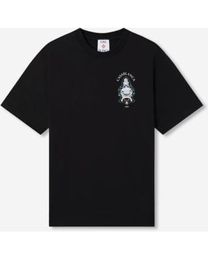 CASABLANCA Short Sleeve T-Shirt - Black
