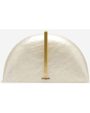 Cult Gaia Laguna Clutch Bag - Natural