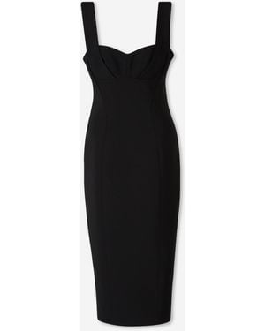 Costarellos Midi Strap Dress - Black