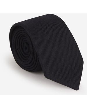 Bigi por Santa Eulalia Plain Silk Tie - Black