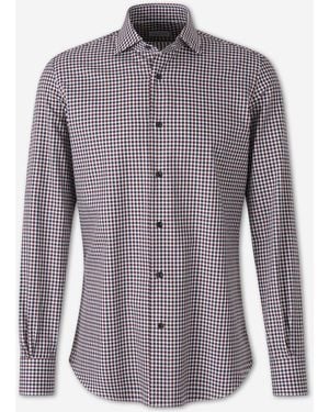 Santa Eulalia Camisa Cuadros Algodón - Morado