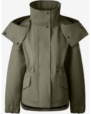 Canada Goose Casual Hooded Jacket - Green