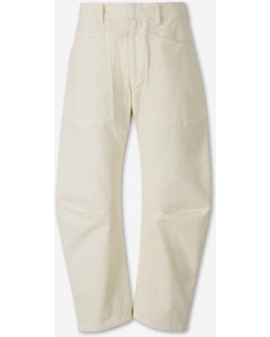 Nili Lotan Shon Corduroy Trousers - Natural