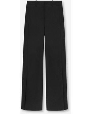 Courreges Pleated Dress Pants - Black