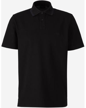 Brioni Polo Habillé En Coton - Noir