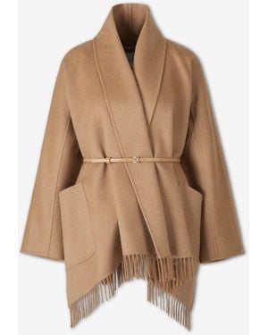 Max Mara Short Coat - Natural