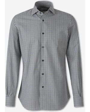 Santa Eulalia Camisa Cuadros Algodón - Gris