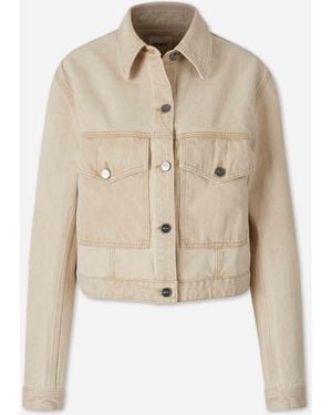 KHAITE Cotton Denim Jacket - Natural