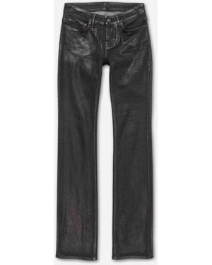 Acne Studios Metallic Straight Jeans - Grey