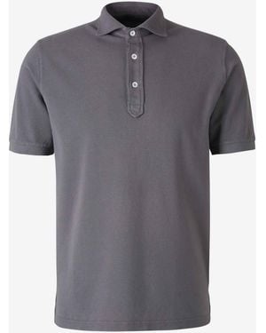 Santa Eulalia Polo Liso Algodón - Grigio