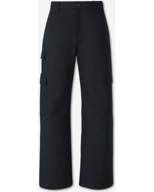 Balenciaga Wide Leg Trousers Cargo - Blue