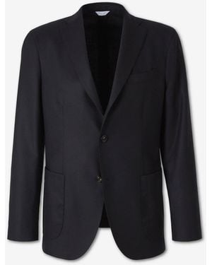 Boglioli Blazer Straight Wool - Black