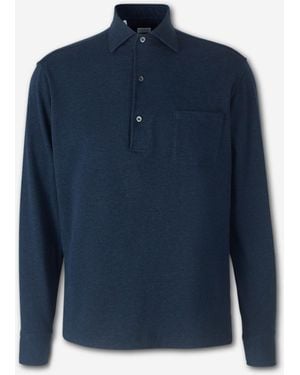 Santa Eulalia Polo Manga Larga - Azul