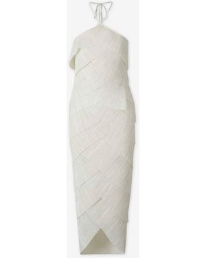 Cult Gaia Patrizia Fringe Dress - White