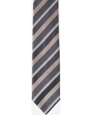 Brioni Cravatta Geometrica - Bianco
