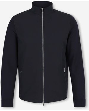 Marco Pescarolo Technical Jacket With Round Neck - Blue
