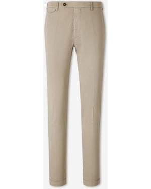 Santa Eulalia Straight Chino Trousers - Natural