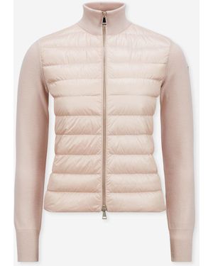 Moncler Cardigan Trapuntato - Neutro