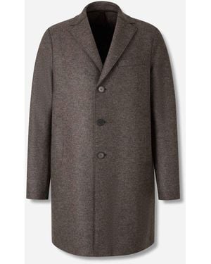 Harris Wharf London Abrigo Largo Lana - Gris