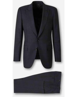 Tom Ford Straight Suit - Blue