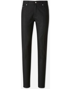 Marco Pescarolo Cashmere Straight Trousers - Black
