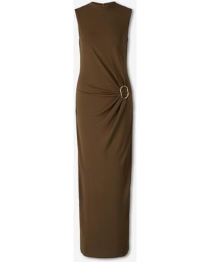 Roland Mouret Maxi Jersey Dress - Natural