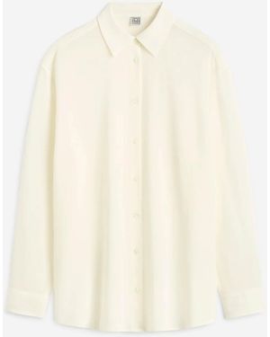 TOTEME Classic Crepe Shirt - White