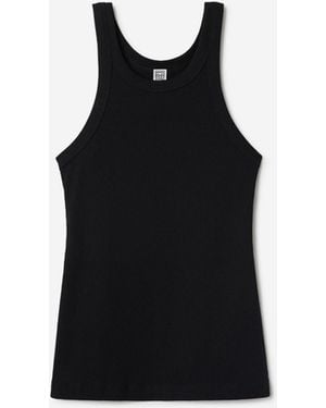 TOTEME Top Tirantes Algodón - Negro