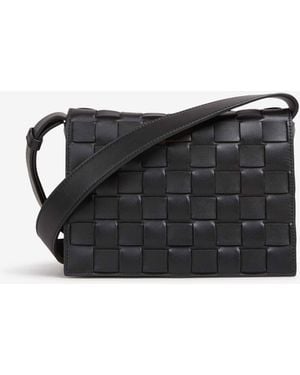 Bottega Veneta Orto Messenger Shoulder Bag - Black