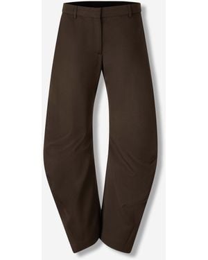 Acne Studios Wollanzughose - Braun