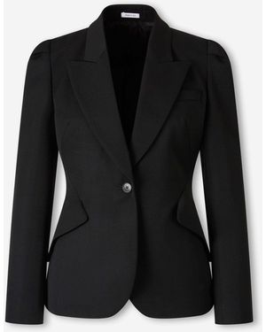 McQueen Wool Blazer - Black
