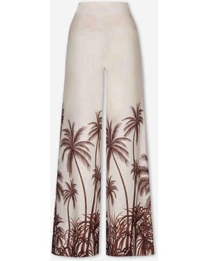 ANDRES OTALORA Wide Leg Trousers Desperte - White
