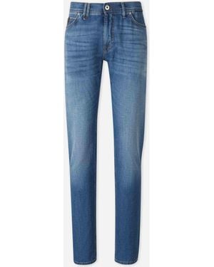 Brioni Jeans Slim Algodón - Azul
