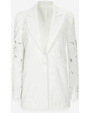 Costarellos Blazer Floral Neff - Blanco