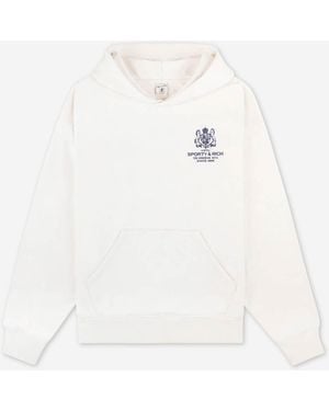 Sporty & Rich Logo Sweatshirt - White