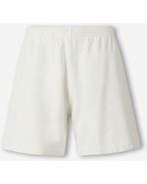 Acne Studios Bermudas Algodón - Blanco