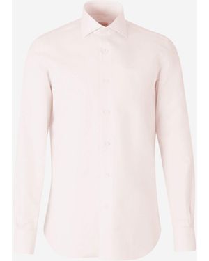 Santa Eulalia Plain Blend Shirt - Pink