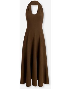 KHAITE Midi Dress Melina - Natural