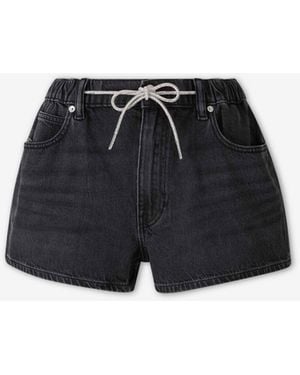 Alexander Wang Straight Shorts - Black