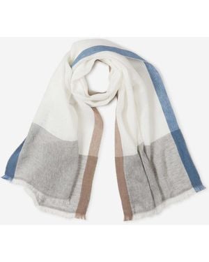 Santa Eulalia Linen Scarf - White