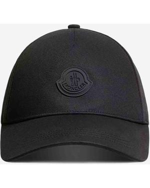 Moncler Gorra Logo - Negro