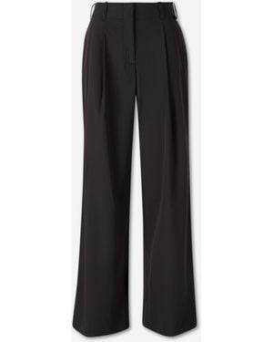 Herno Technical Pleated Pants - Black