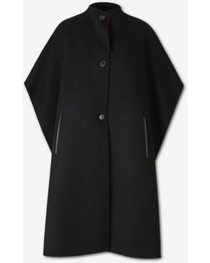 Max Mara Long Woolen Coat - Black