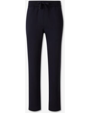 Brioni Cotton Logo Joggers - Blue