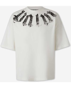 Palm Angels Short Sleeve T-Shirt - White