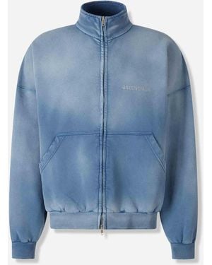 Balenciaga Felpa Con Cerniera - Blu