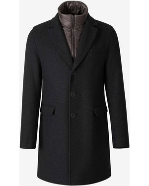Herno Cappotto Di Lana Chester - Nero