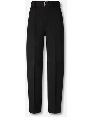 Bottega Veneta Wool Dress Trousers - Black