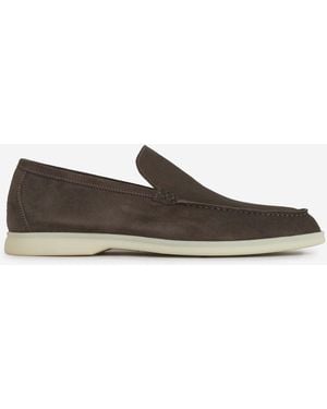 Loro Piana Summer Walk Moccasins - White